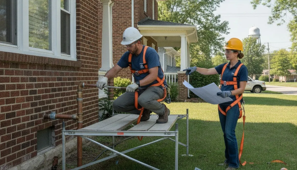 Dayton, OH plumbing repair technician providing expert residential pipe and leak services