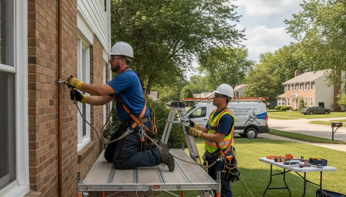 Professional plumber providing repair service in Dayton, OH for a local plumbing business
