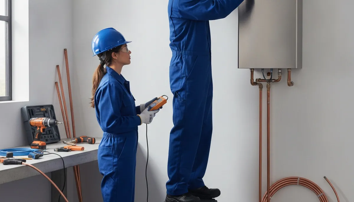 Tankless water heater installation service in Dayton, OH by On Call Plumbers