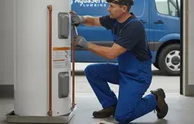 Dayton, OH water heater repair service widget for trusted plumbing repairs on the homepage
